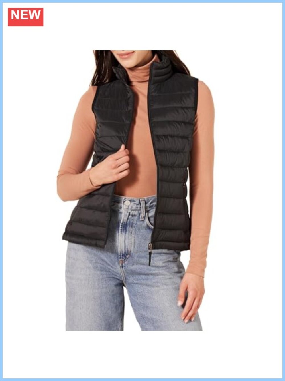Women's Lightweight Water-Resistant Packable Puffer Vest